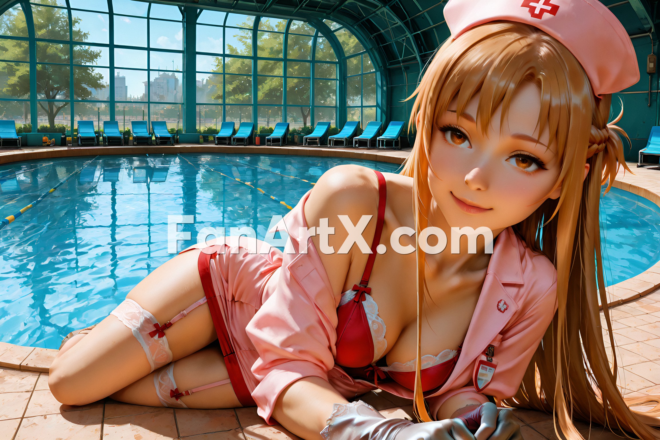 Sao Asuna Yuuki Fanart - Sword Art Online character 7476703